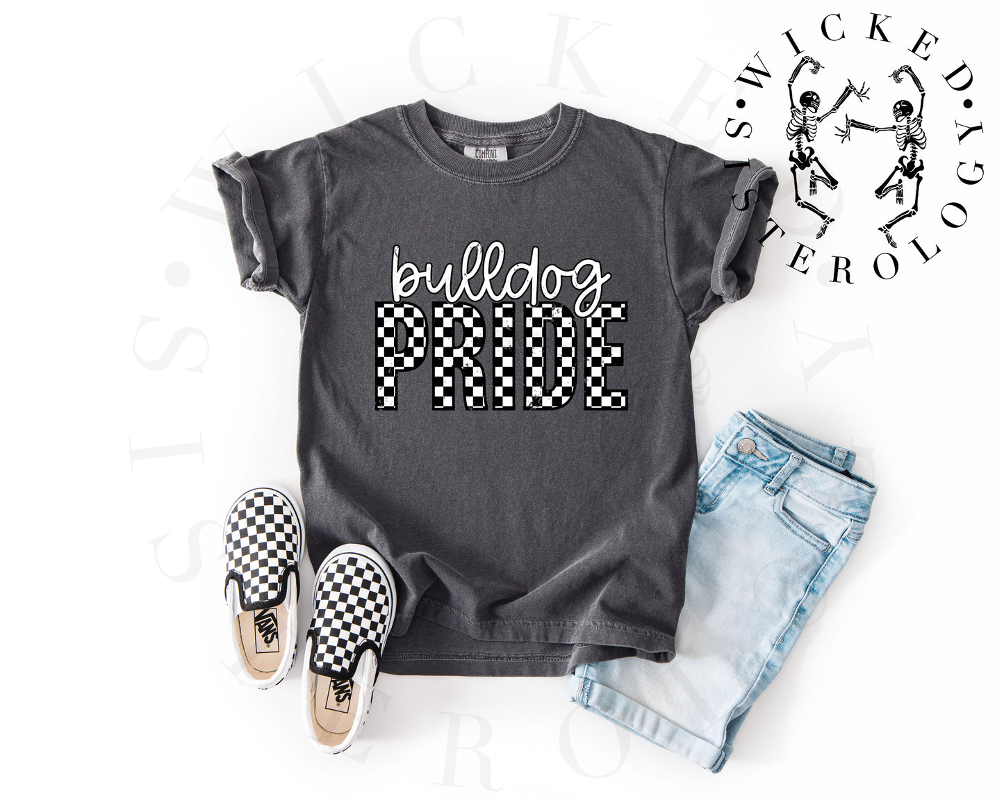 Bulldog Pride Checkered