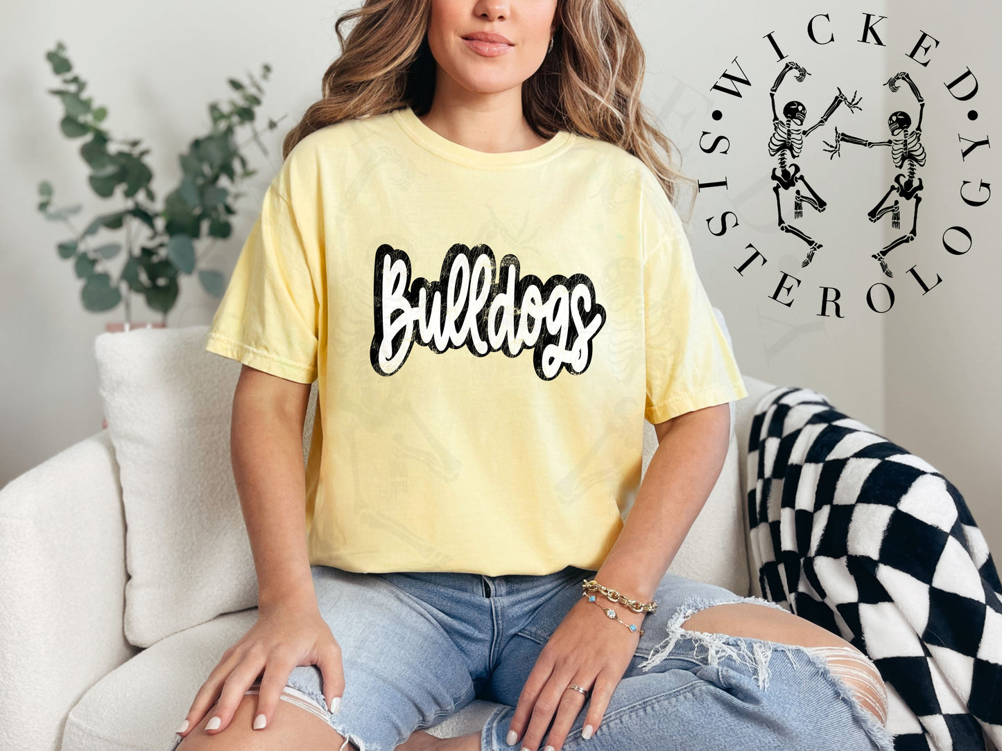 Bulldogs Shadow Distressed