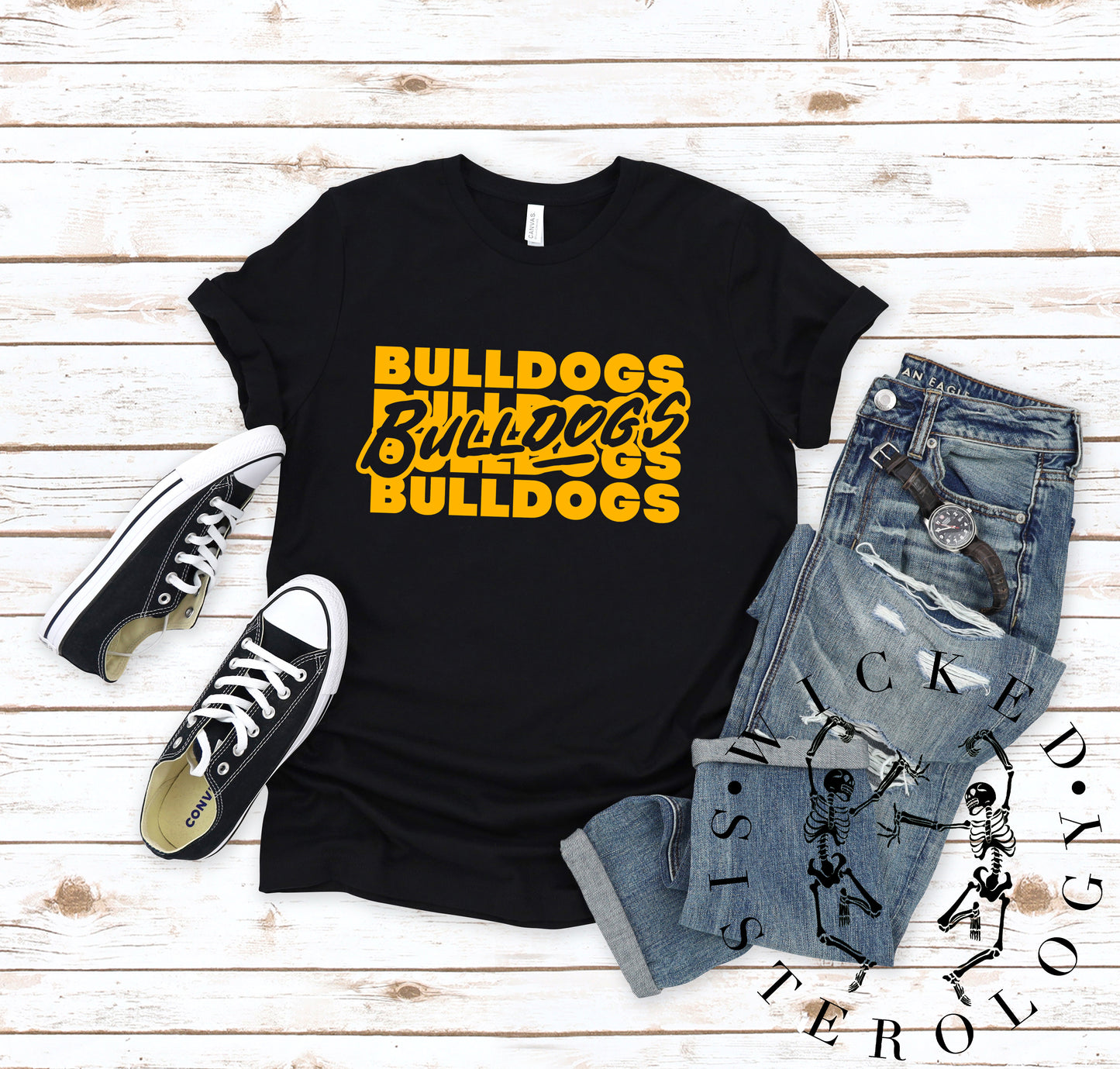Bulldogs Retro Repeat