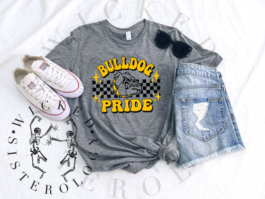 Bulldog Pride Checkered