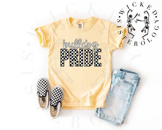 Bulldog Pride Checkered