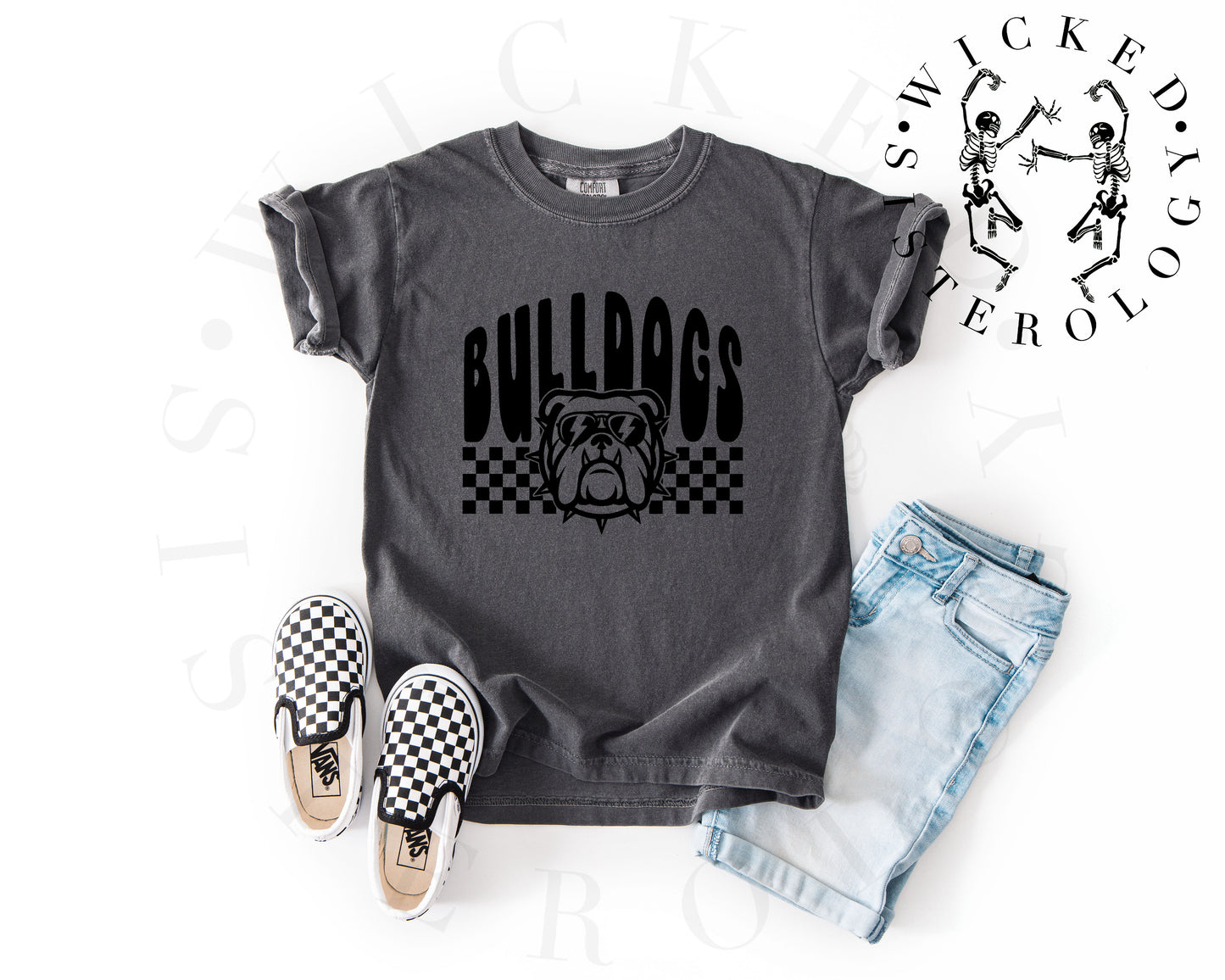 Bulldogs Checkered Sunnies