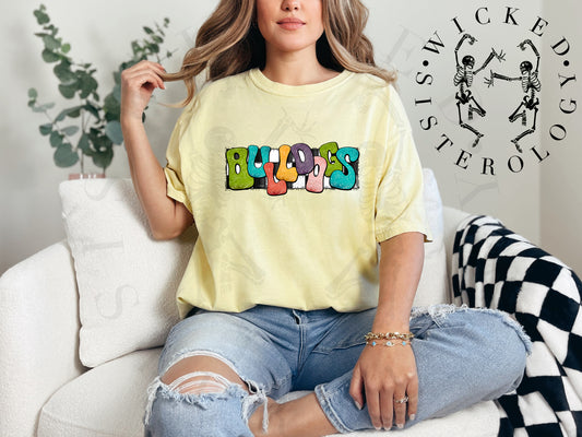 Bulldogs Colorful Glitter