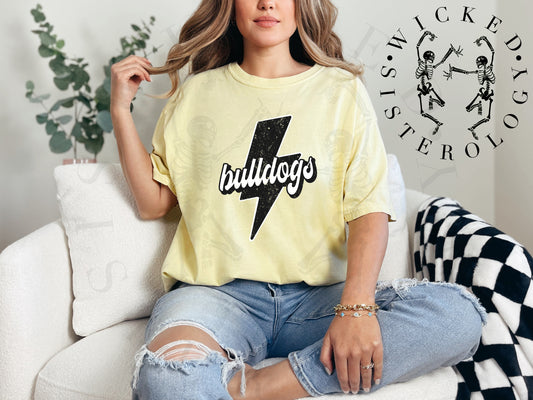 Bulldogs Distressed Bolt