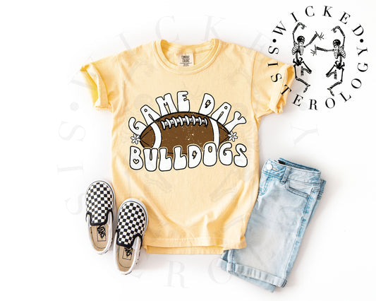 Bulldogs Game Day Football Flowers