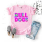Bulldogs Pink Cheetah Glow