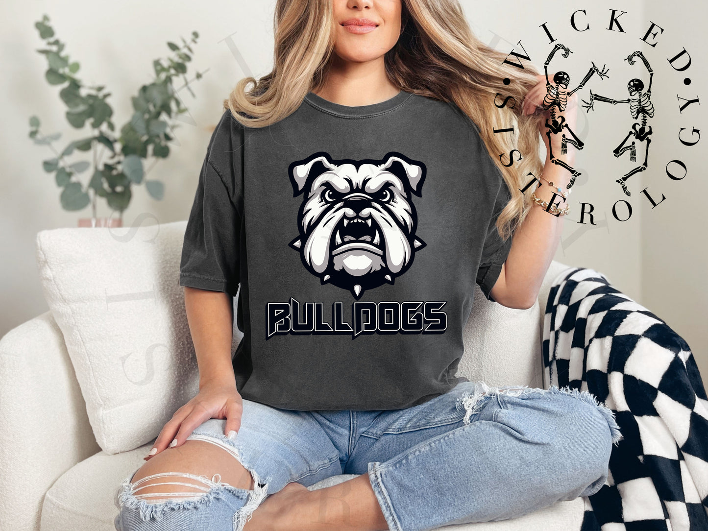 Bulldogs Rocker Face