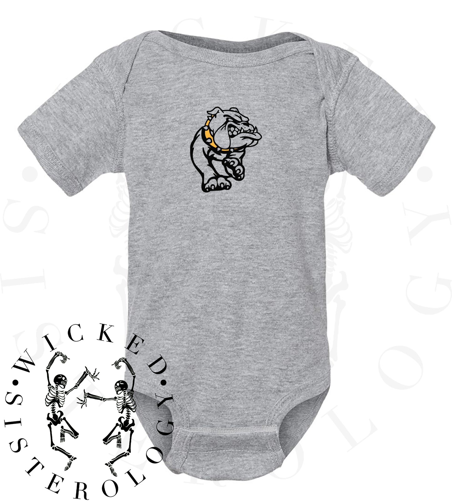 Walking Bulldog Onesie