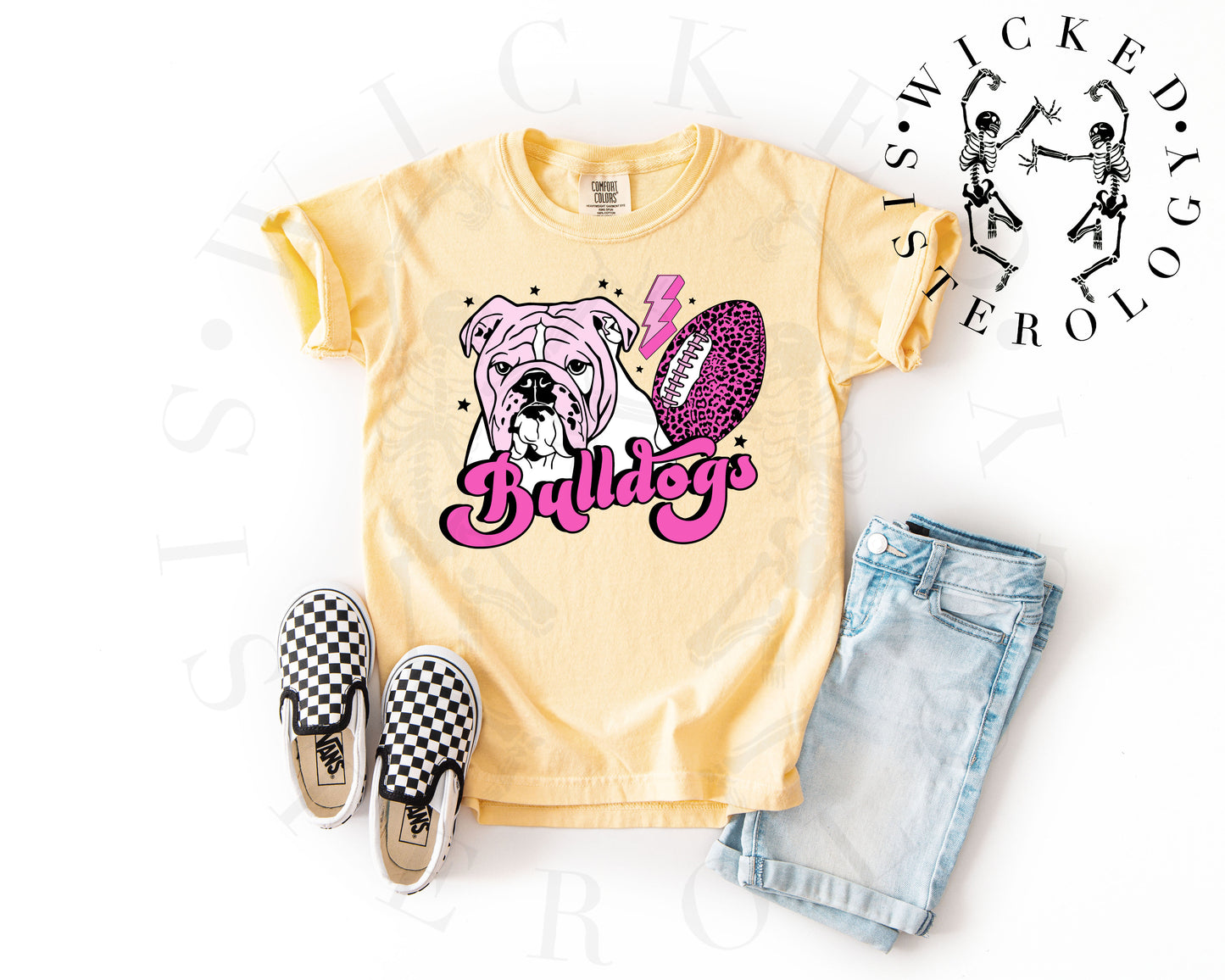 Bulldog Cheetah Bolt Pink