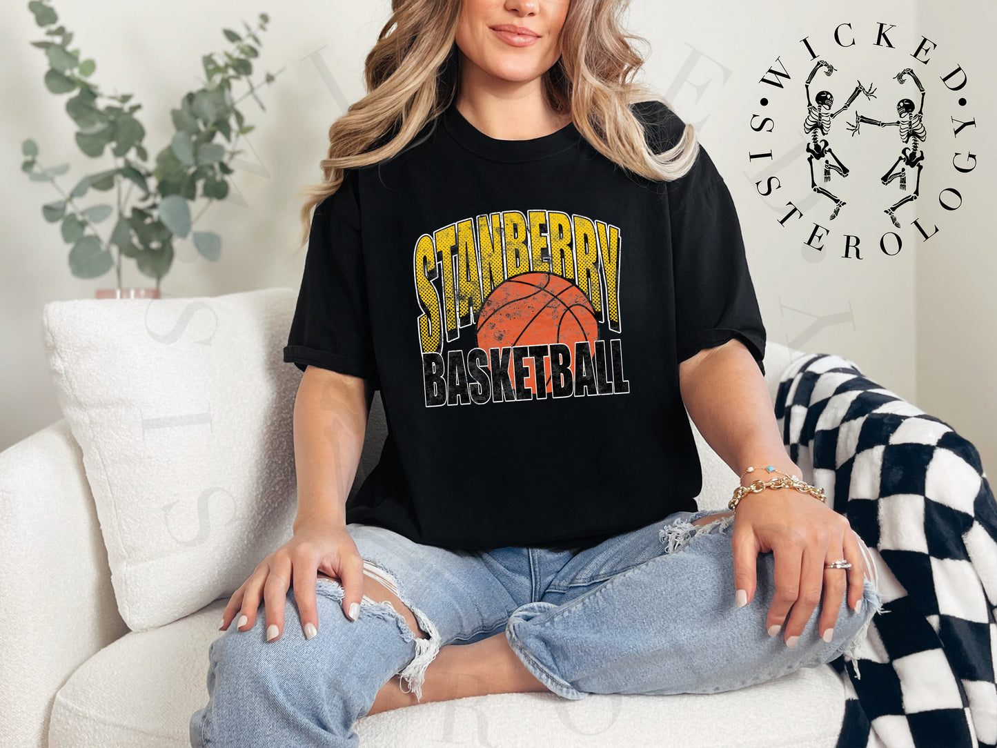 Stanberry Basketball Gradient Distressed
