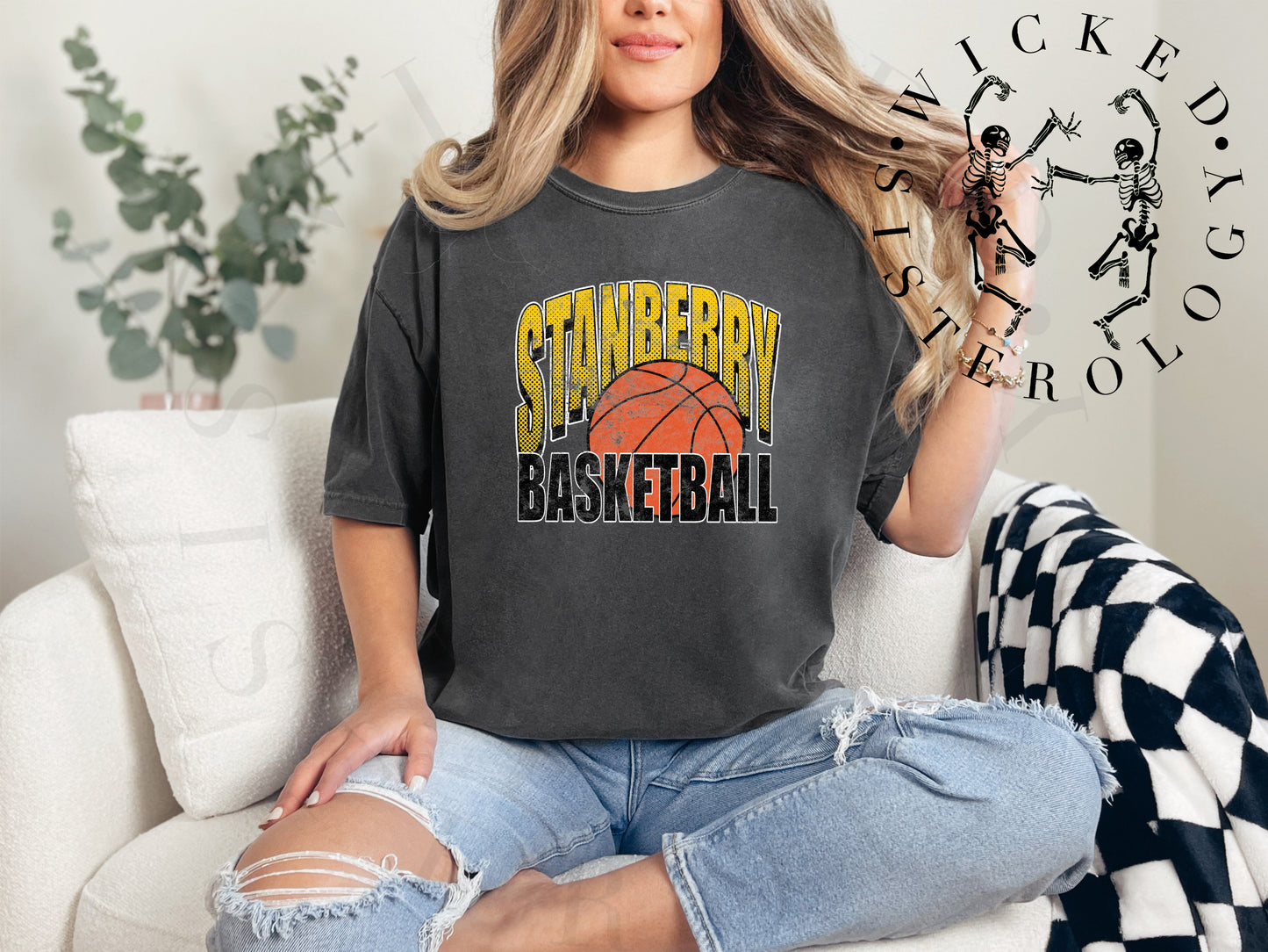 Stanberry Basketball Gradient Distressed