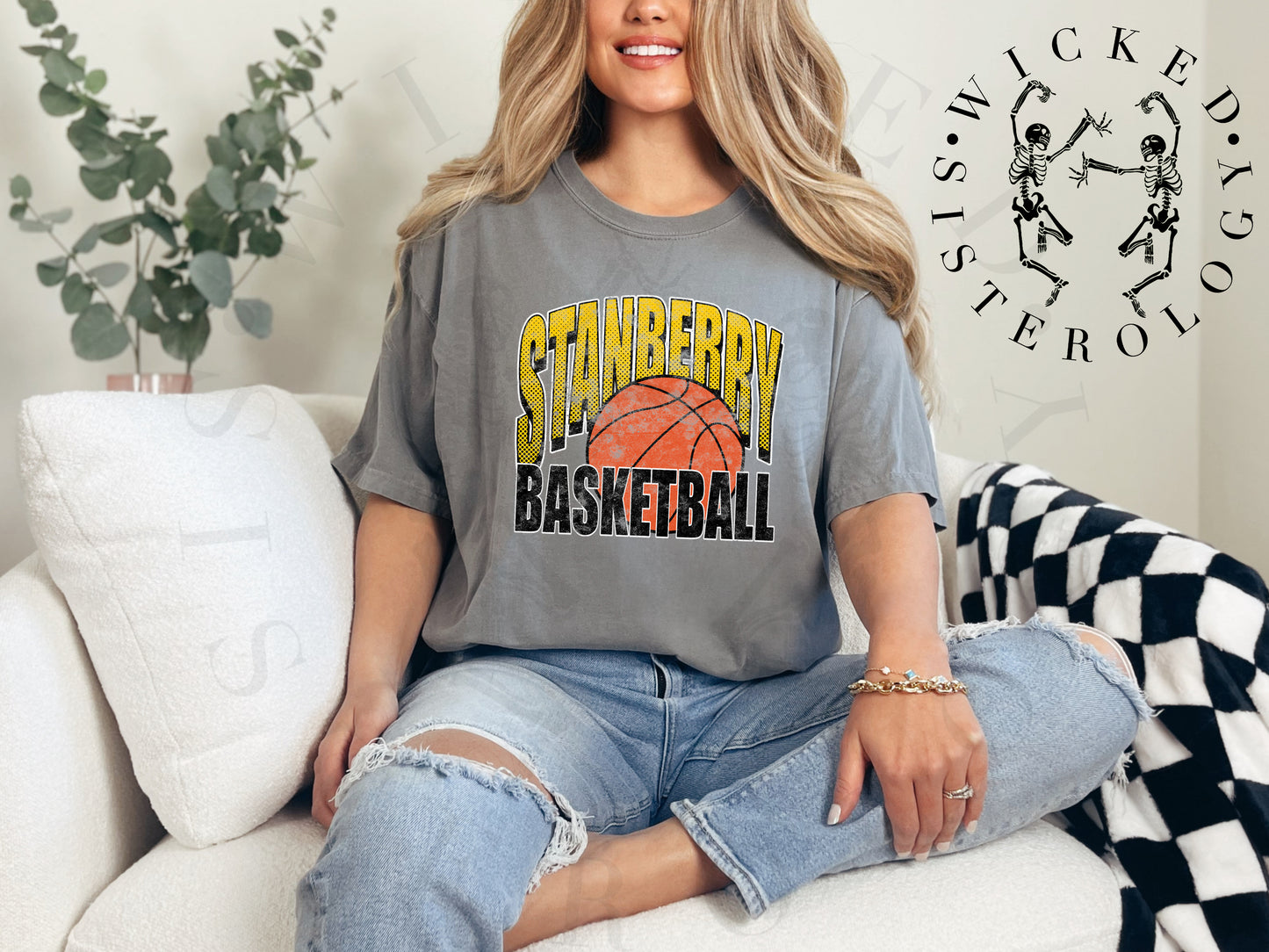 Stanberry Basketball Gradient Distressed