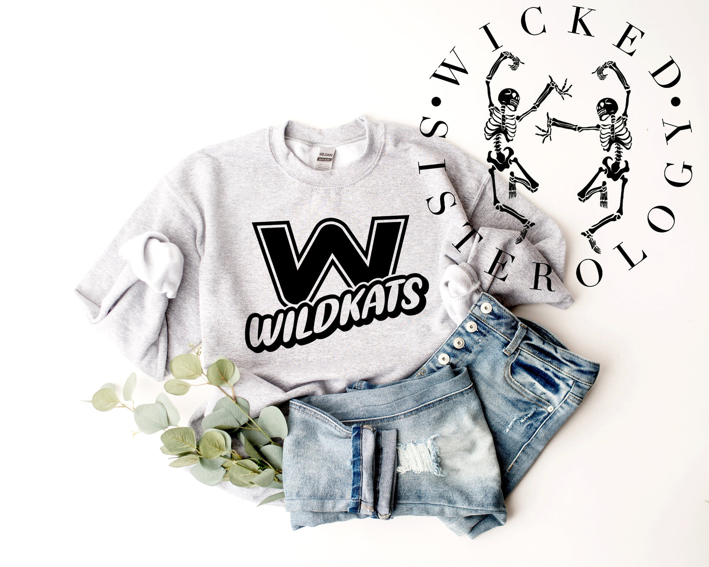 W Is For Wildkats Retro KIDS